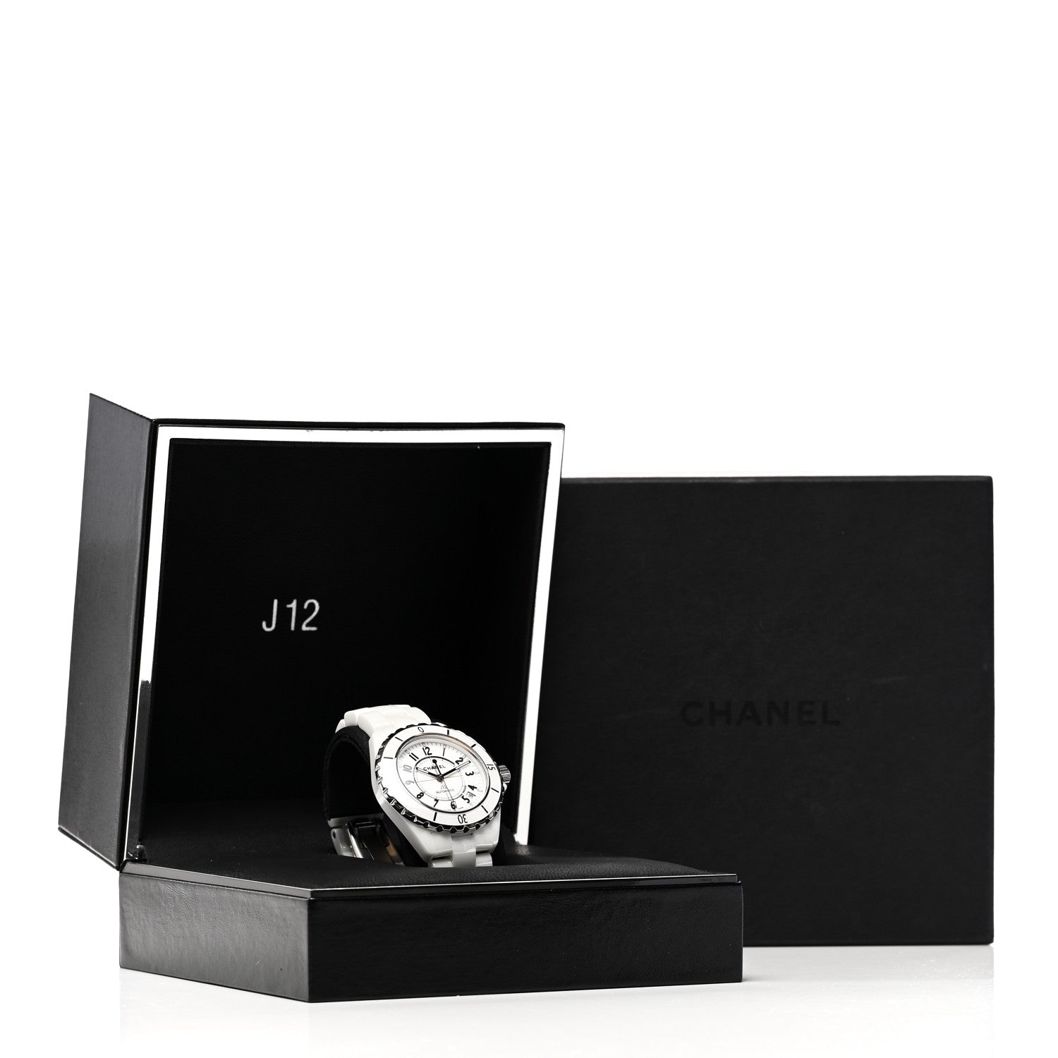 Chanel Stainless Steel Ceramic 38mm J12 Automatic Watch White 5 of 5