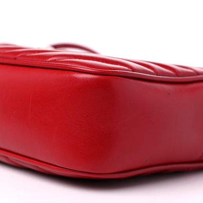 Saint Laurent Calfskin Matelasse Monogram Lou Camera Bag Rouge Eros 8 of 11