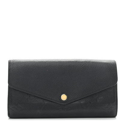 Louis Vuitton Empreinte Sarah Wallet NM Black 1 of 6