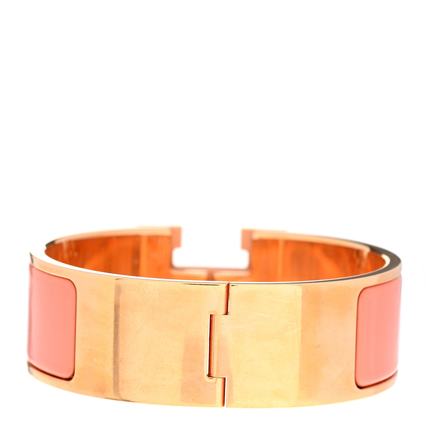 Enamel Wide Clic Clac H Bracelet PM Mango