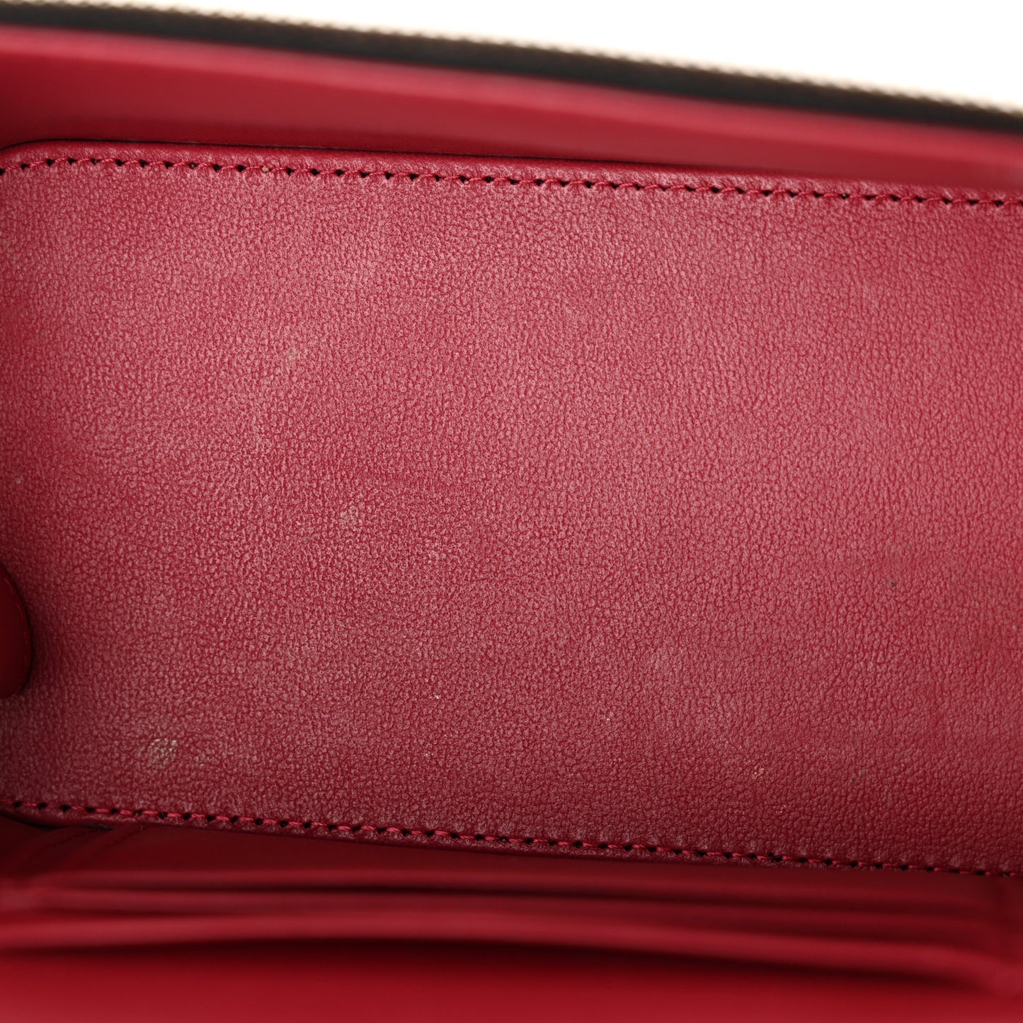 Lambskin Quilted Sweet Camellia Small Vanity Case With Chain Black