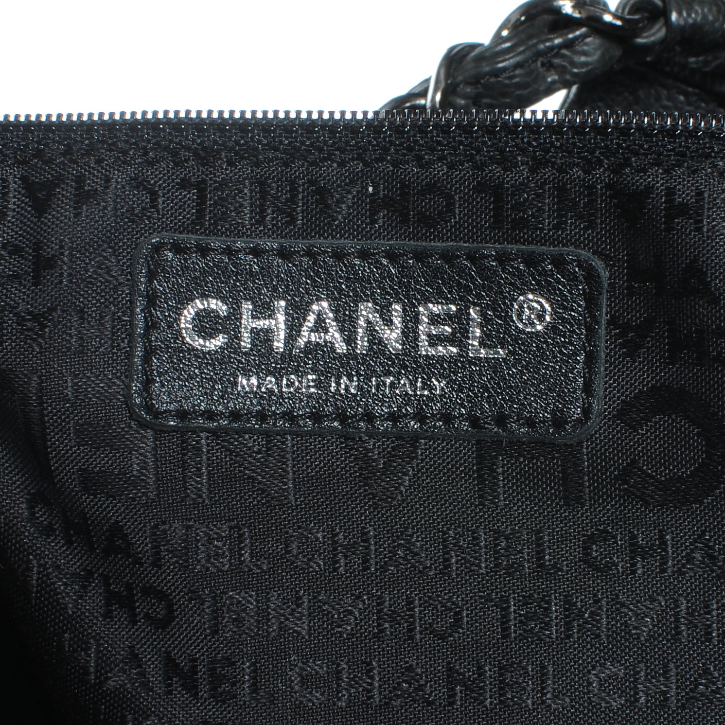 Chanel Distressed Caviar XL Coco Cabas Black 6 of 7