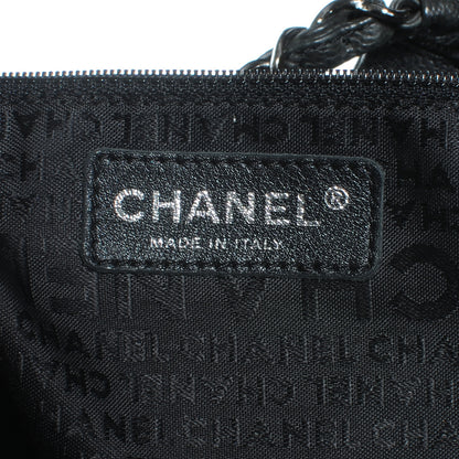 Chanel Distressed Caviar XL Coco Cabas Black 6 of 7