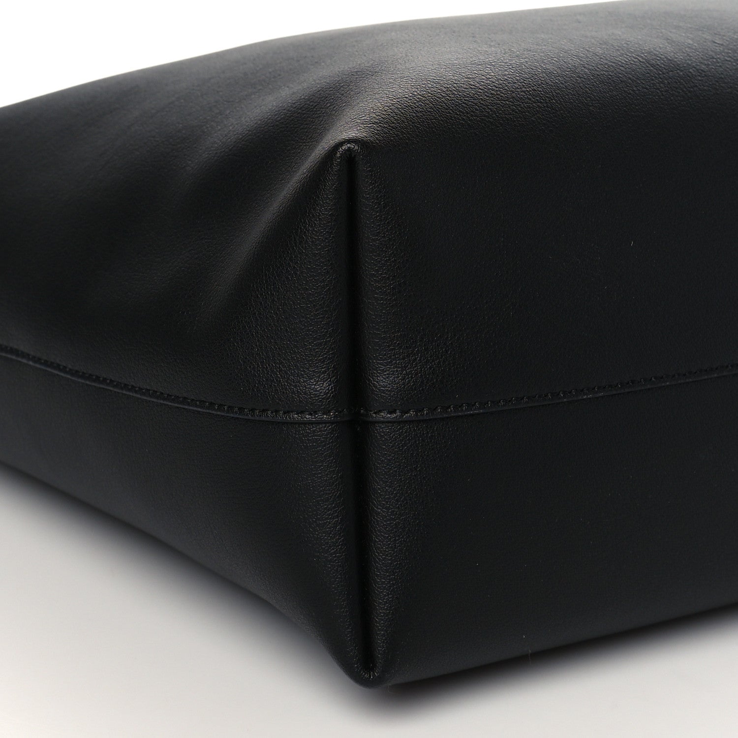 Saint Laurent Calfskin Large Shopping Tote Black 10 of 11