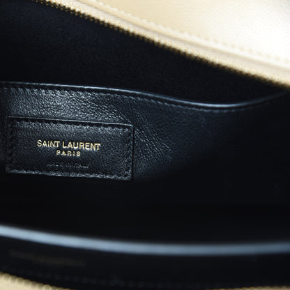 Saint Laurent Grain De Poudre Medium Uptown Tote Dark Beige 6 of 13