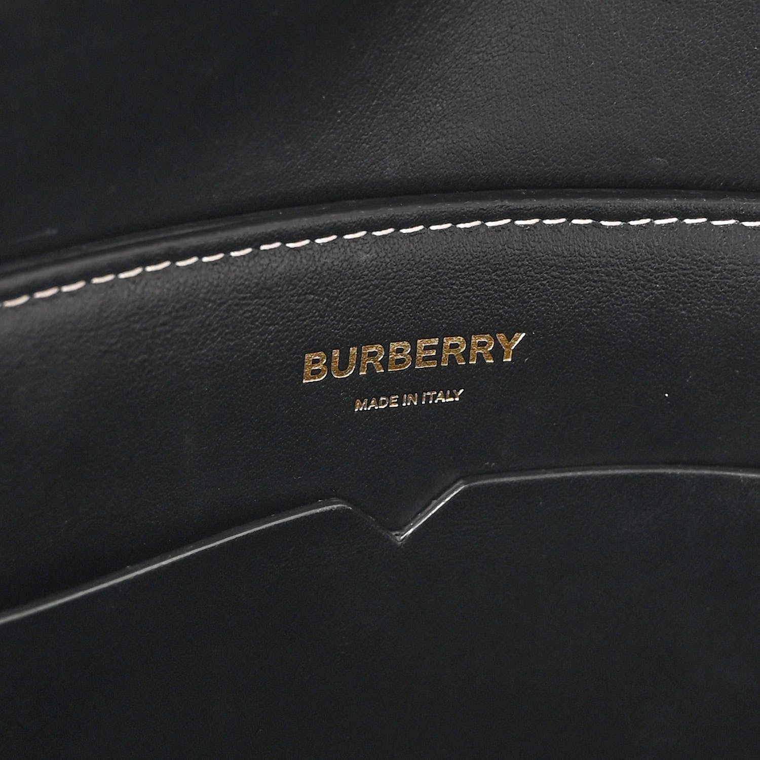 Burberry E-Canvas Check Calfskin Catherine Shoulder Bag Dark Birch Brown 6 of 9