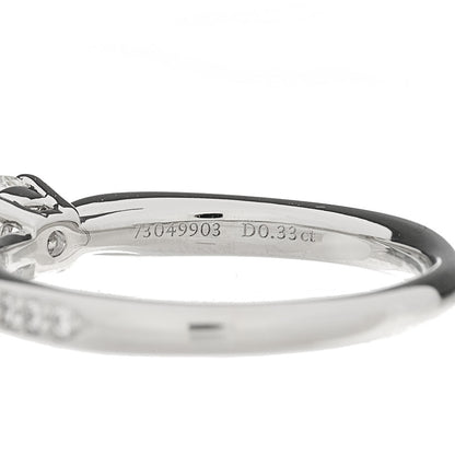 Tiffany Platinum Diamond .33ct Harmony Pave Engagement Ring 50 5.5 4 of 5