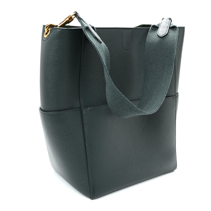 Celine Soft Grained Calfskin Sangle Bucket Bag Amazone 3 of 9