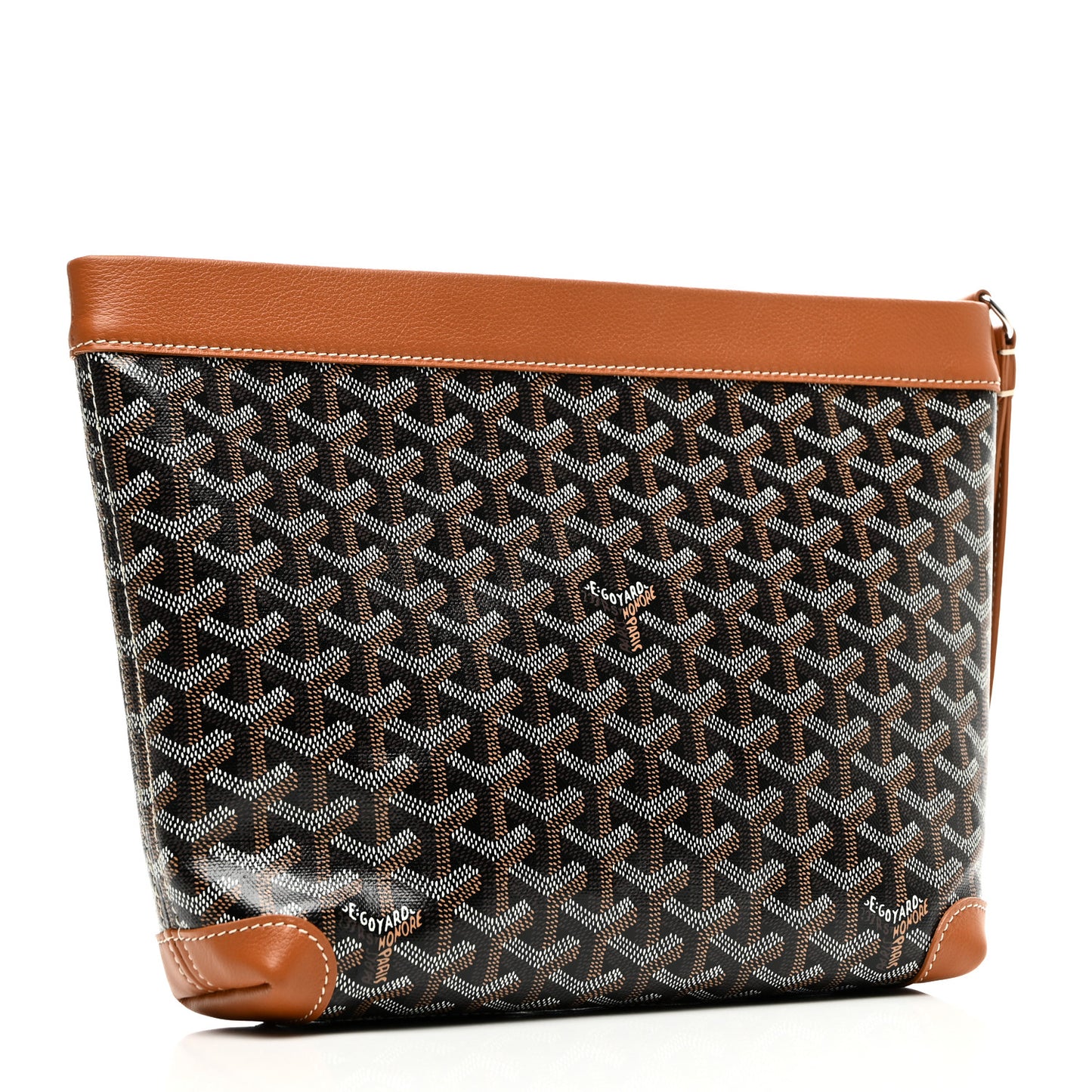 Goyardine Conti Pouch Black Gold