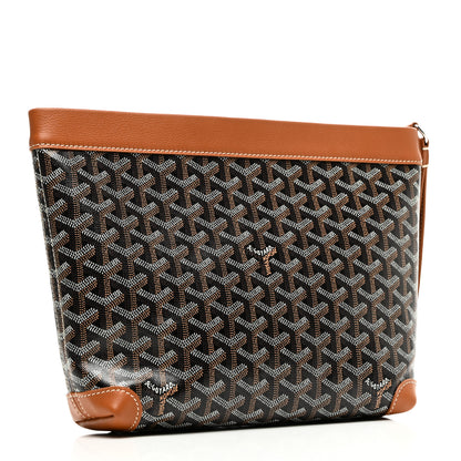Goyard Goyardine Conti Pouch Black Gold 3 of 9
