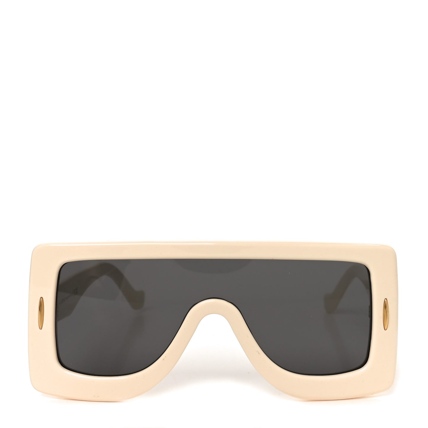 Acetate Anagram Shield Sunglasses LW40104I Beige