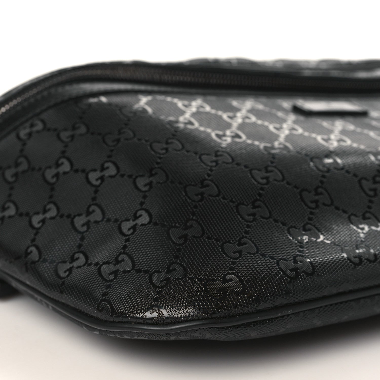 Gucci Imprime Monogram Belt Bag Black 8 of 9