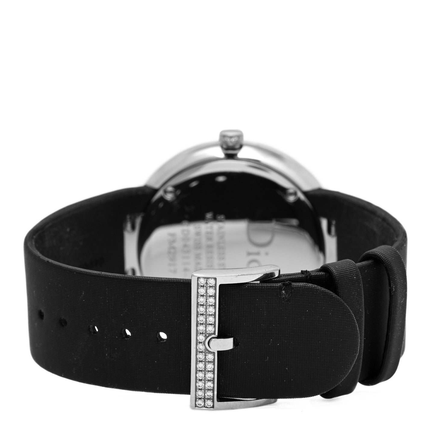 Stainless Steel Satin Diamond Bezel Mother of Pearl 38mm La D De Dior Quartz Watch
