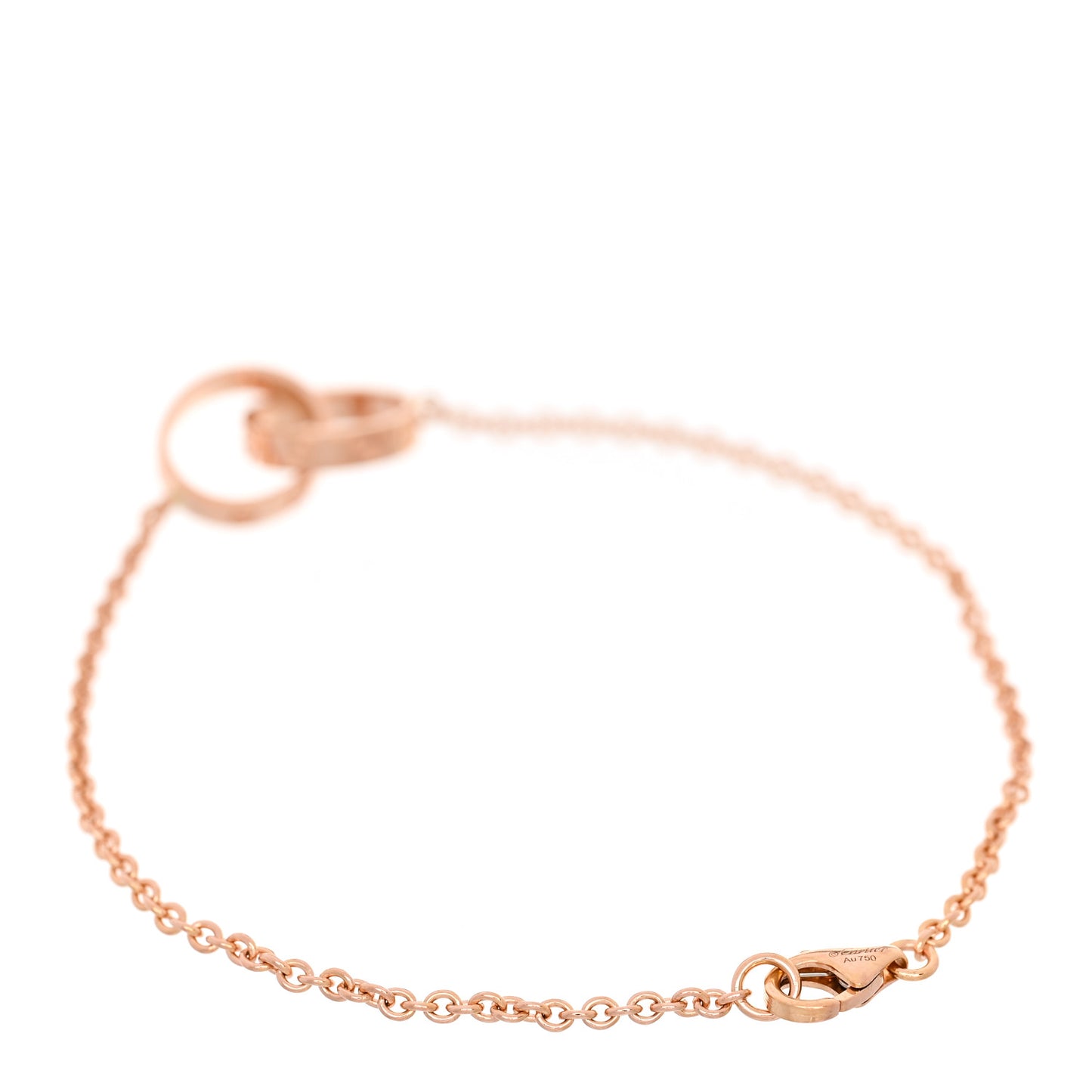 18K Pink Gold Interlocking LOVE Bracelet
