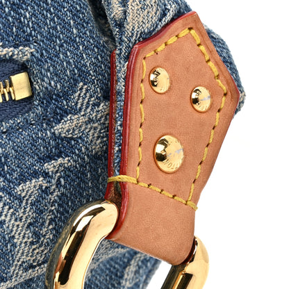 Louis Vuitton Monogram Denim High Rise Bumbag Blue 10 of 12