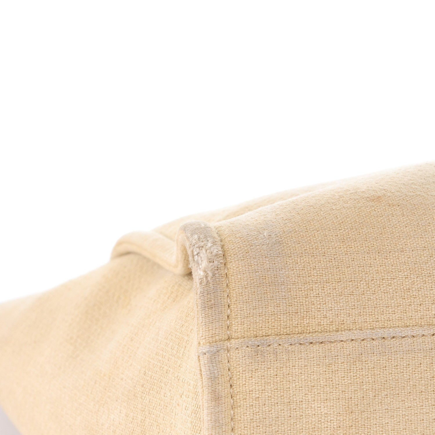 Chanel Canvas Large Deauville Tote Beige Black 9 of 14