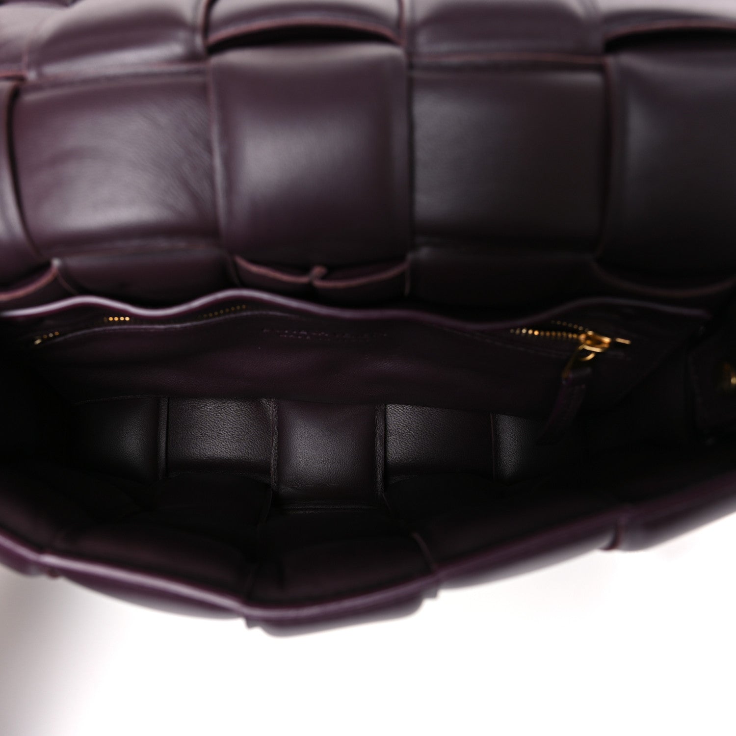 Bottega Veneta Nappa Maxi Intreccio Padded Cassette Crossbody Bag Grape 5 of 10