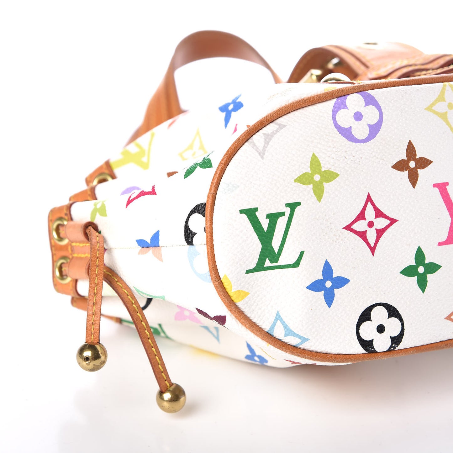 Monogram Multicolor Theda GM White