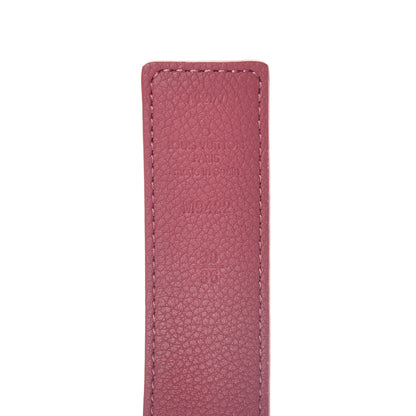 Louis Vuitton Monogram Calfskin 30mm LV Initiales Reversible Belt 90 36 Fuchsia 4 of 6