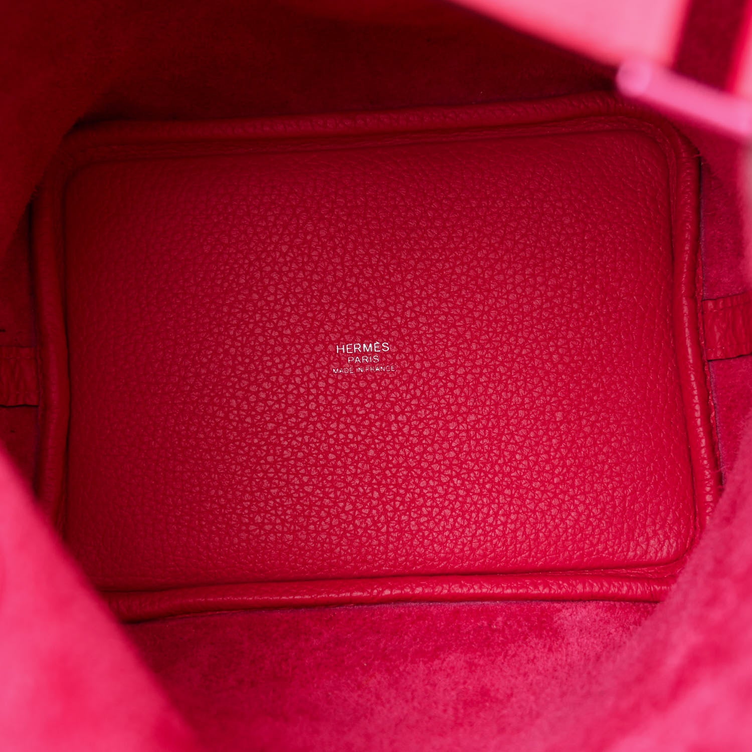 Hermes Taurillon Clemence Monochrome Picotin Lock 18 PM Rose Mexico 4 of 11