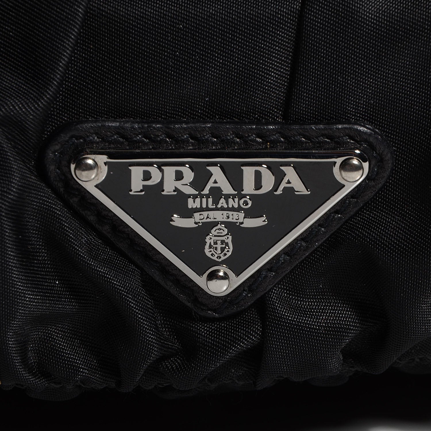 Prada Tessuto Nylon Gaufre Hobo Black 6 of 9
