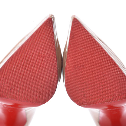 Christian Louboutin Patent Pigalle Plato 120 Pumps 36 Nude 12 of 14