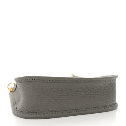 Hermes Taurillon Clemence Evelyne TPM Gris Meyer 4 of 11