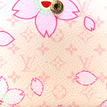 Louis Vuitton Monogram Cherry Blossom Porte Tresor International Wallet Pink 14 of 24