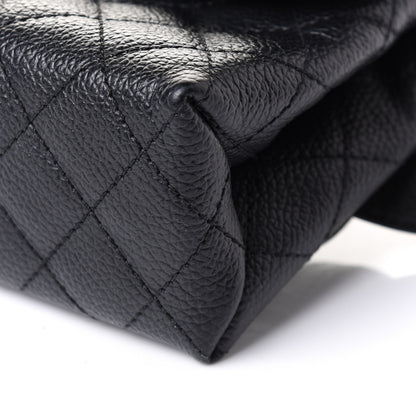 Chanel Grained Calfskin Quilted 2.55 Reissue Flap Belt Bag Clutch Black 10 of 11