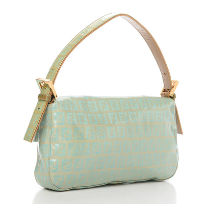 Fendi Vinyl Zucchino Baguette Blue 3 of 10
