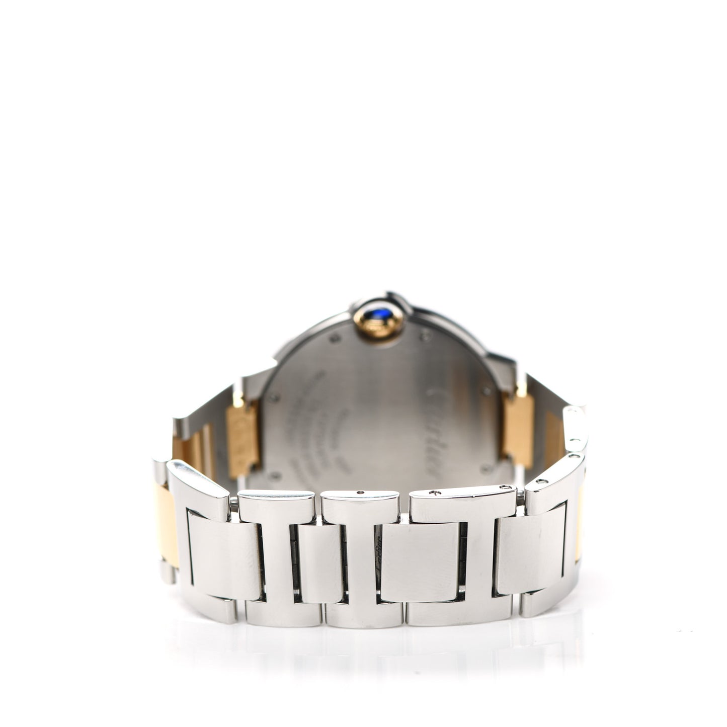 Stainless Steel 18K Yellow Gold 36mm Ballon Bleu De Cartier Automatic Watch
