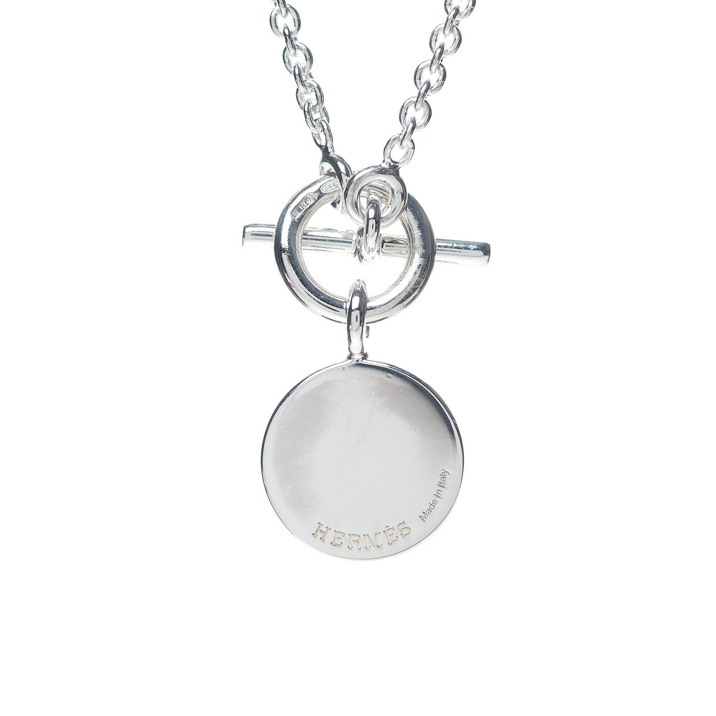 Sterling Silver Amulettes H Confettis Pendant Necklace
