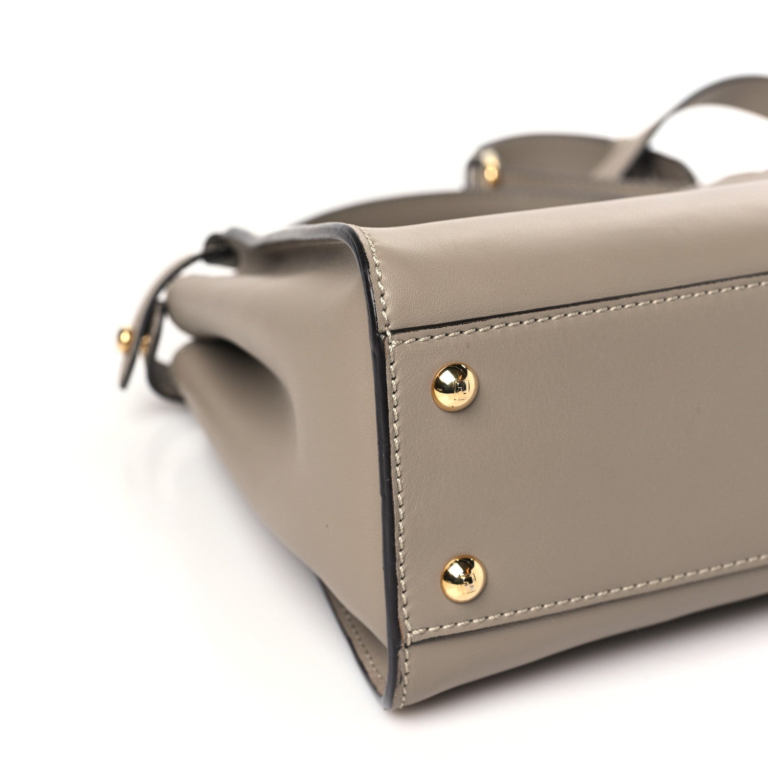 Fendi Vitello Seta Plexiglass Tortoise Medium Peekaboo Iconic Satchel Tortora 10 of 13
