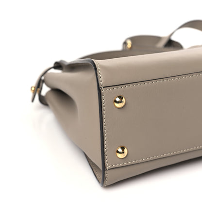 Fendi Vitello Seta Plexiglass Tortoise Medium Peekaboo Iconic Satchel Tortora 10 of 13