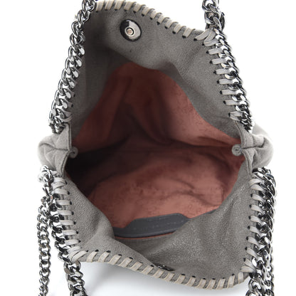 Stella McCartney Shaggy Deer Mini Falabella Fold Over Tote Light Grey 5 of 10