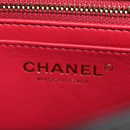Chanel Lambskin Quilted Small Sweet Camellia Flap Black 6 of 11