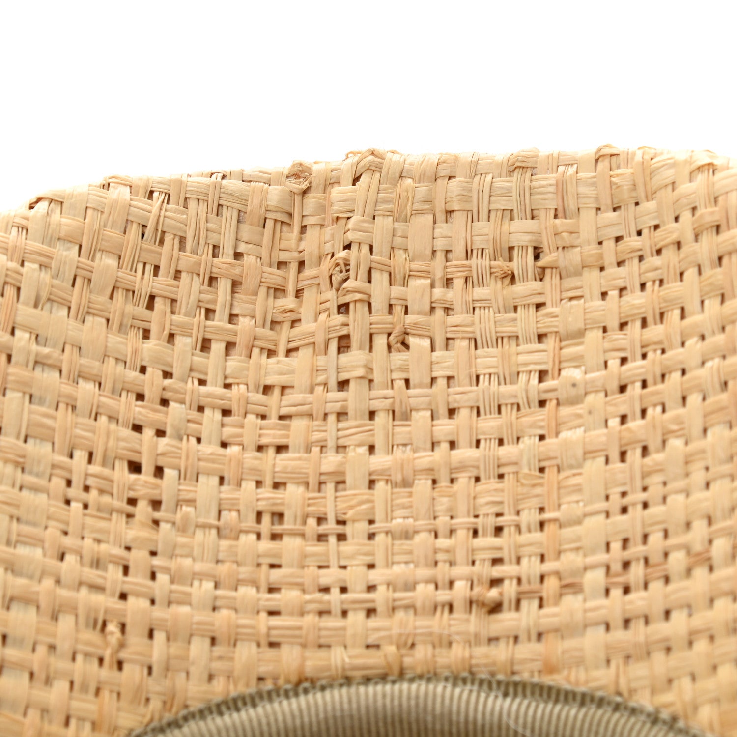 Gucci Raffia GG Monogram Elaphe Embroidered Aisha Baseball Hat L Ivory Black 10 of 10