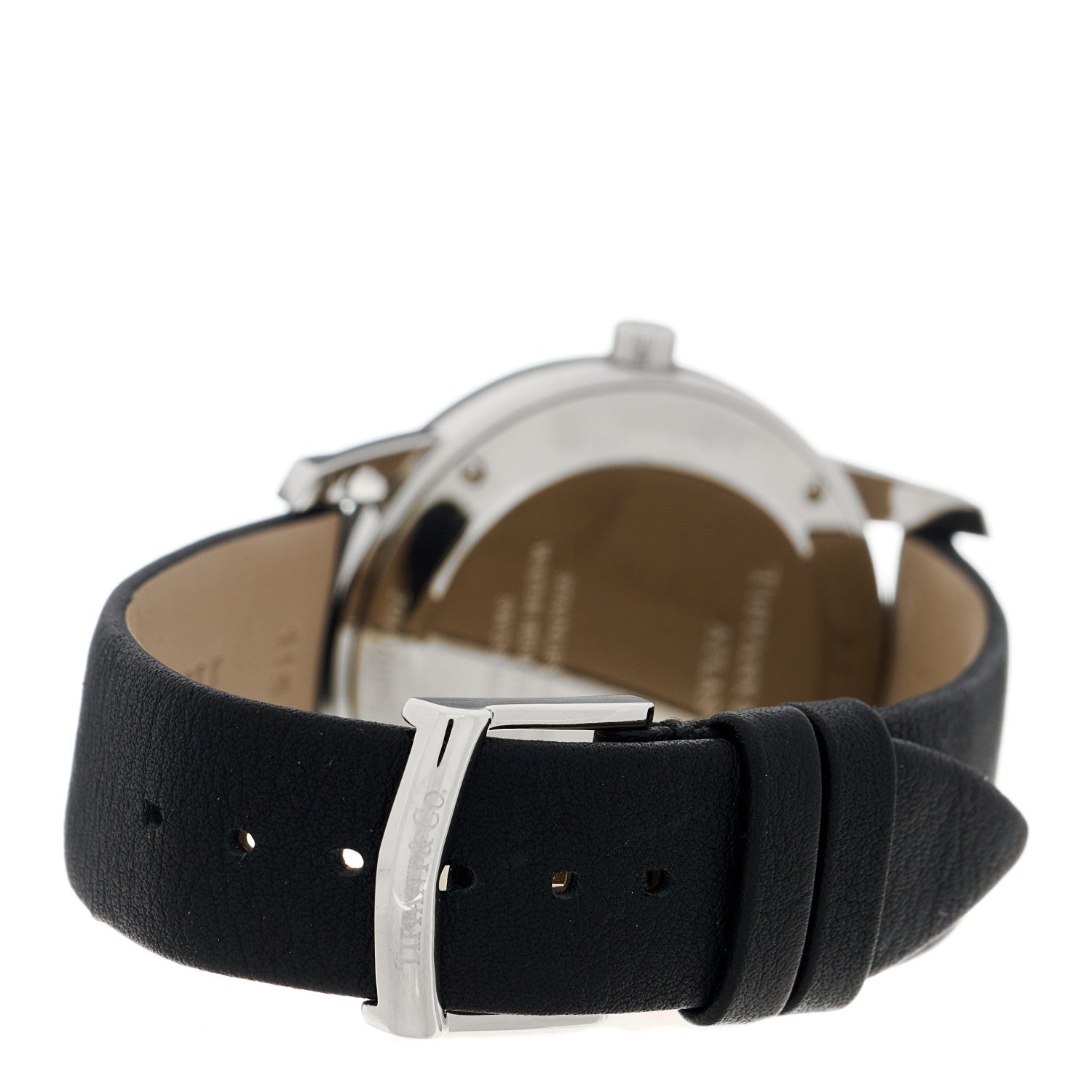 Tiffany Stainless Steel Calfskin 37mm Atlas 2-Hand Quartz Watch 3 of 4