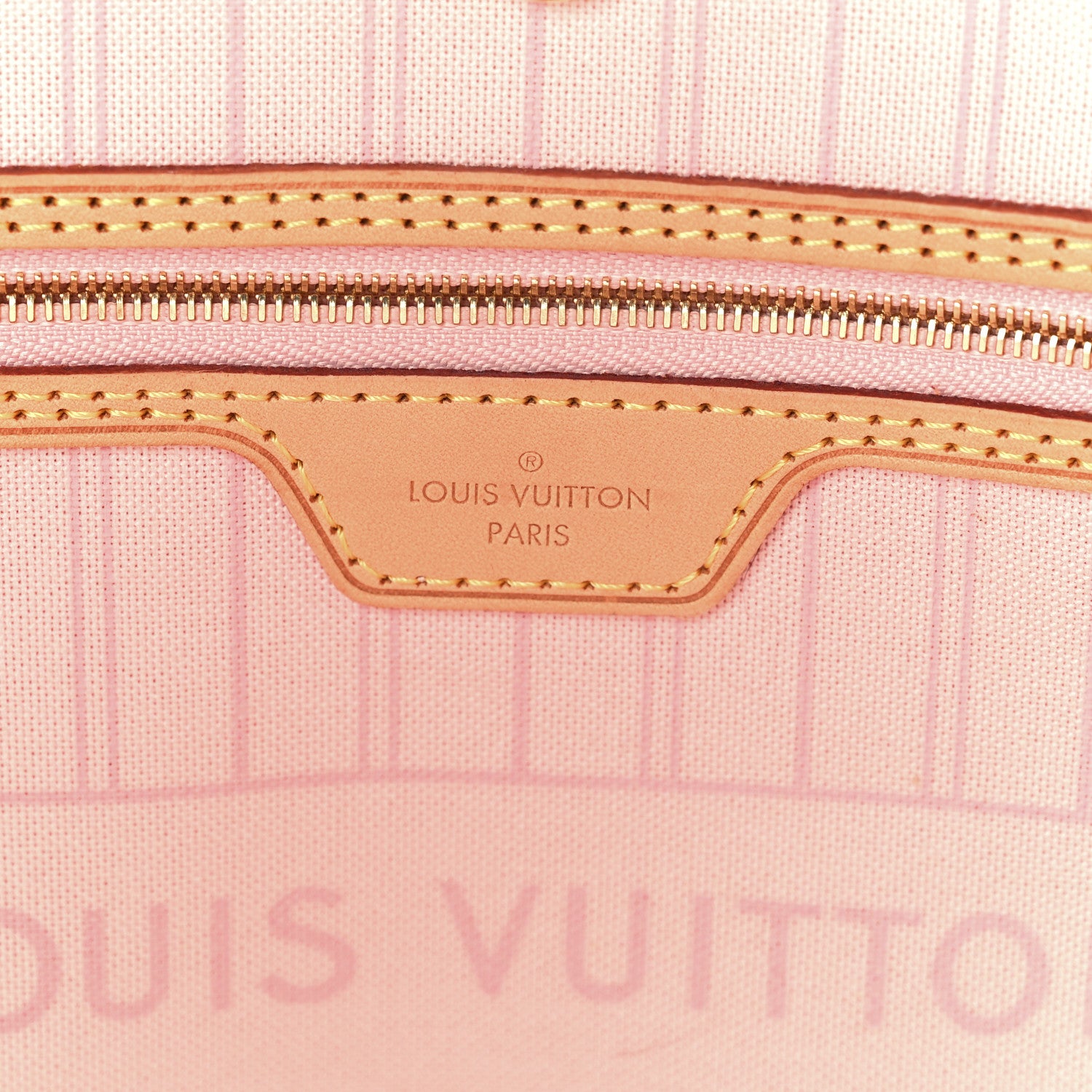 Louis Vuitton Damier Azur Neo Neverfull MM Rose Ballerine 8 of 15