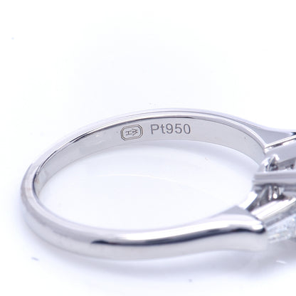 Harry Winston Platinum Diamond 1.40ct Classic Winston Round Brilliant Engagement Ring 51 5.75 6 of 7