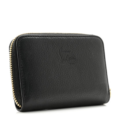 Christian Louboutin Calfskin Loubinthesky Panettone Coin Purse Black 3 of 11