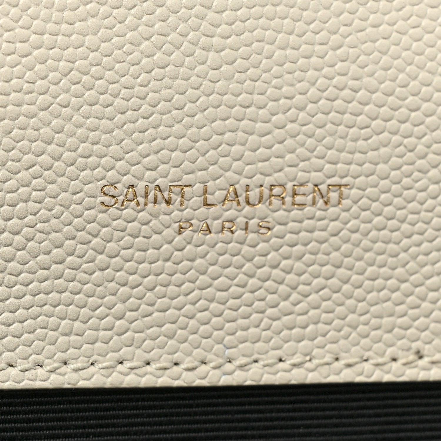 Saint Laurent Grain De Poudre Textured Mixed Matelasse Medium Triquilt Monogram Satchel Crema Soft 6 of 16