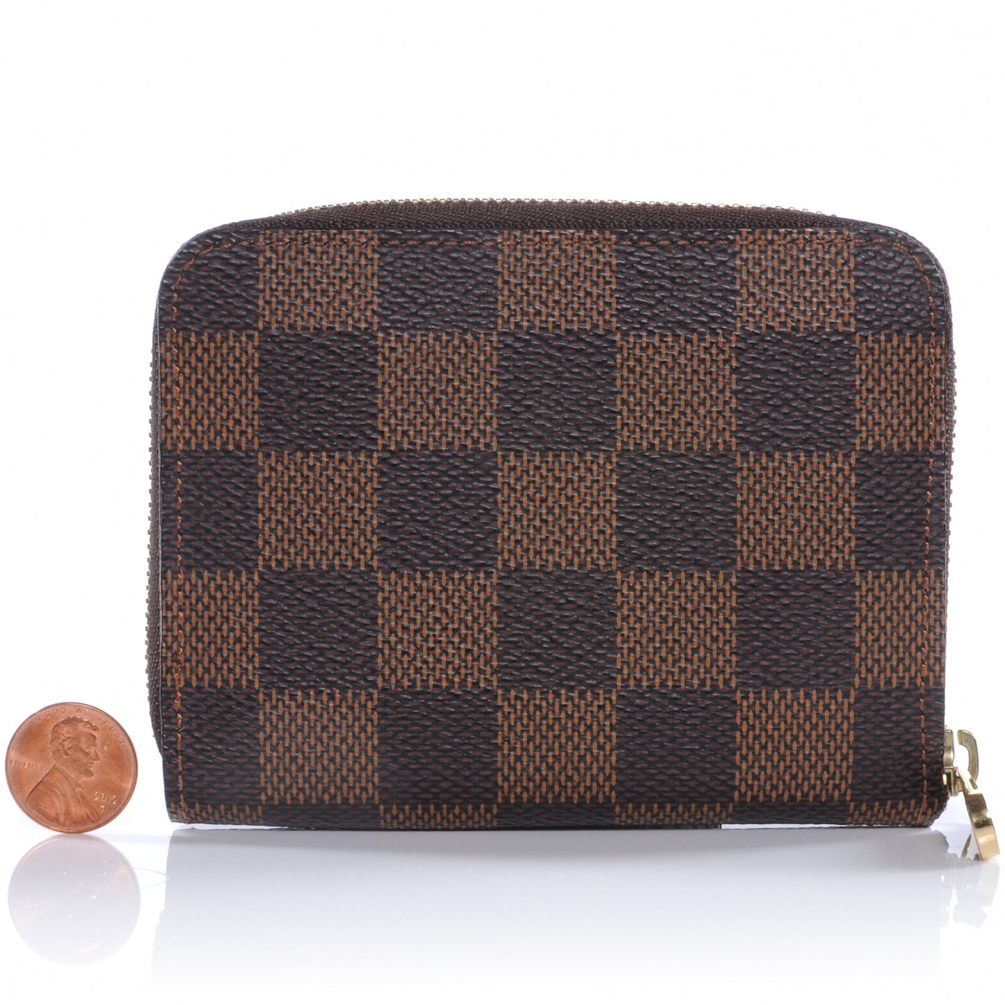 Damier Ebene Zippy Coin Purse