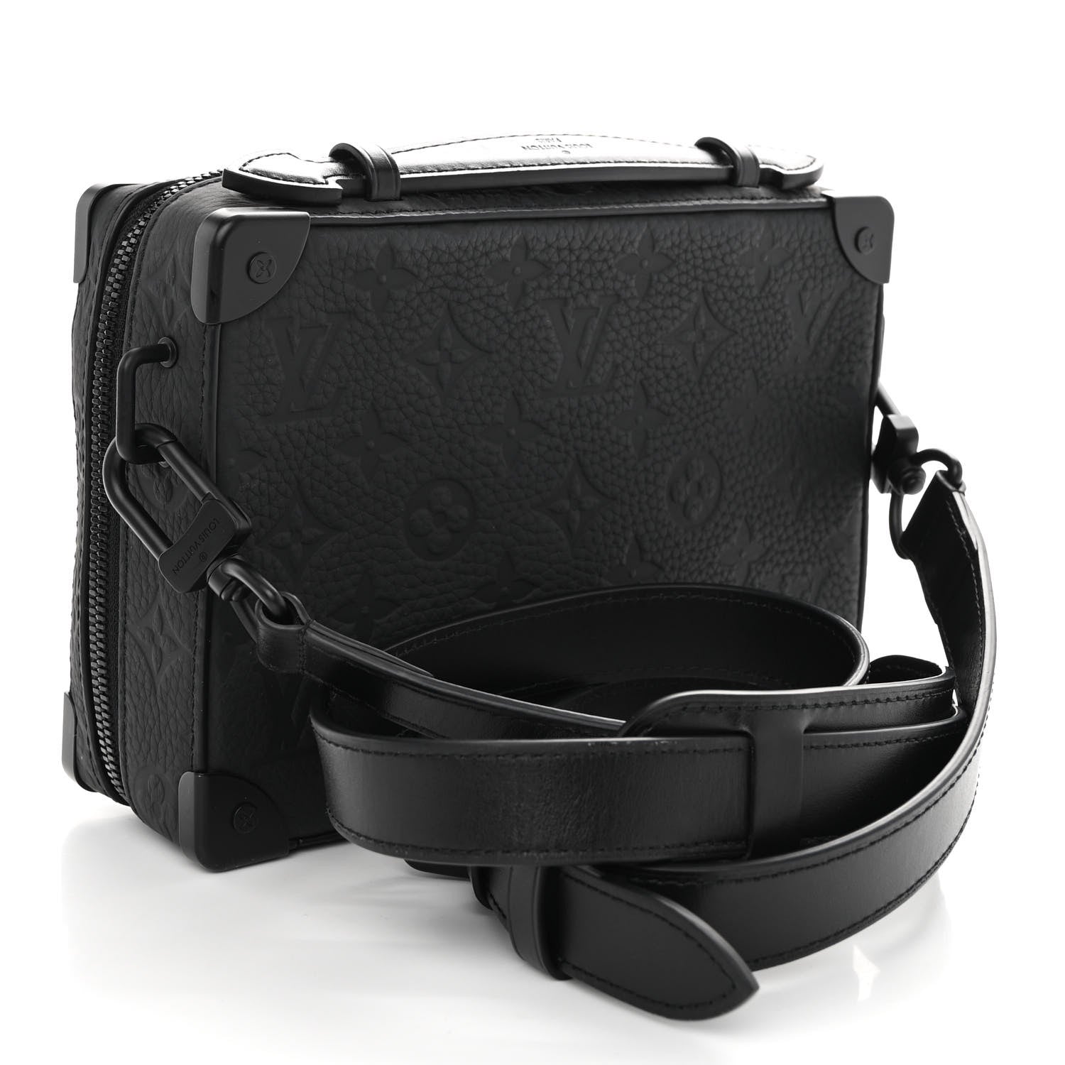 Louis Vuitton Taurillon Monogram Soft Trunk Black 3 of 9