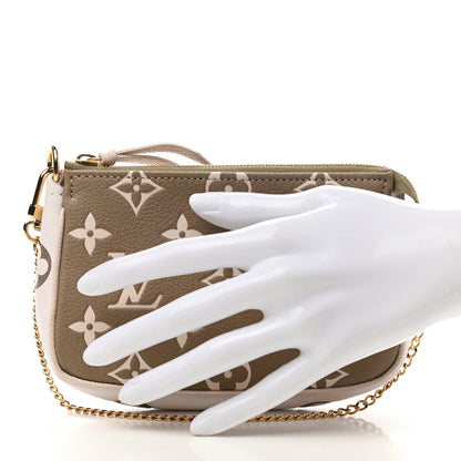 Louis Vuitton Empreinte Spring in the City Mini Pochette Accessories Kaki Beige Cream 2 of 7