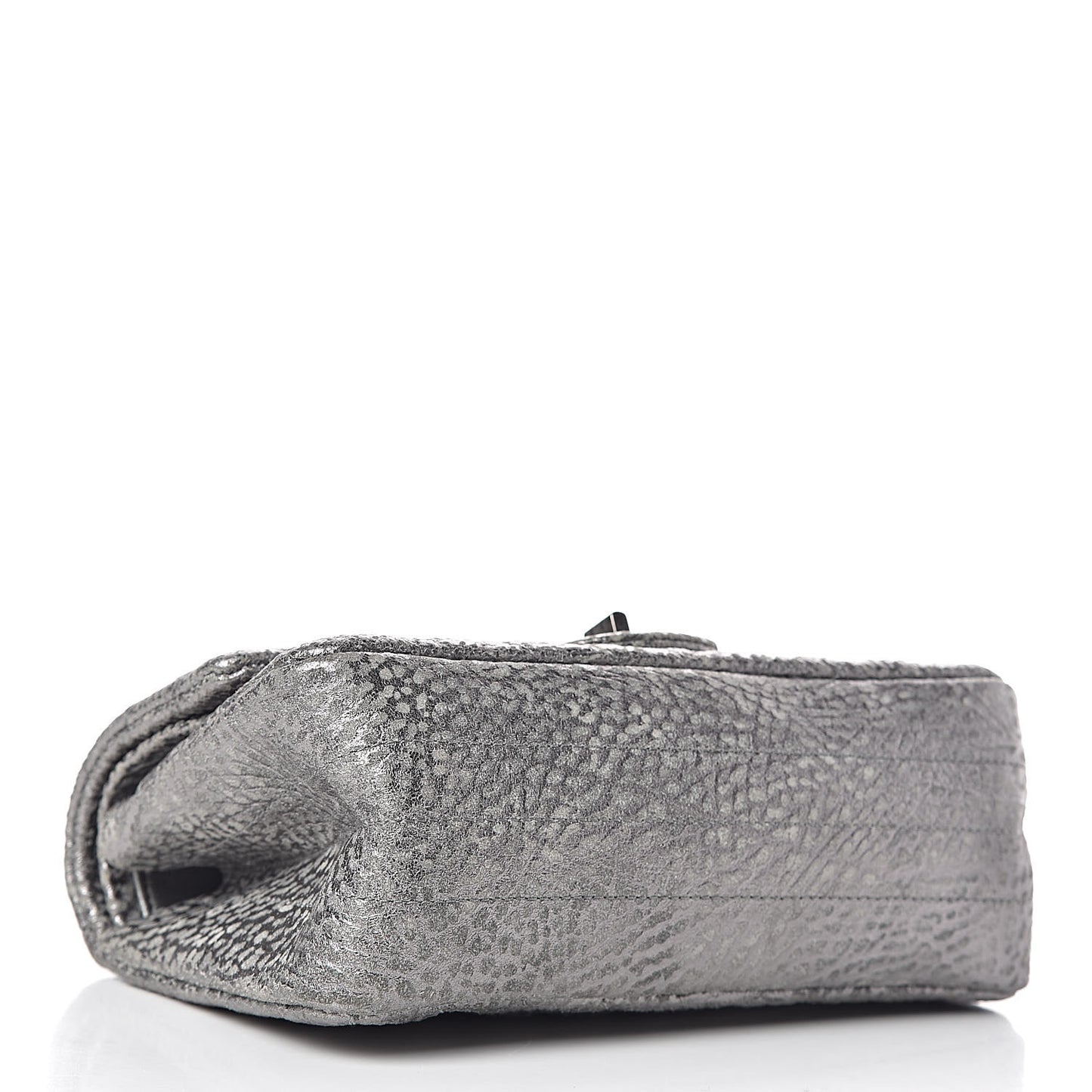 Metallic Grained Calfskin Chevron Quilted 2.55 Reissue 224 Flap