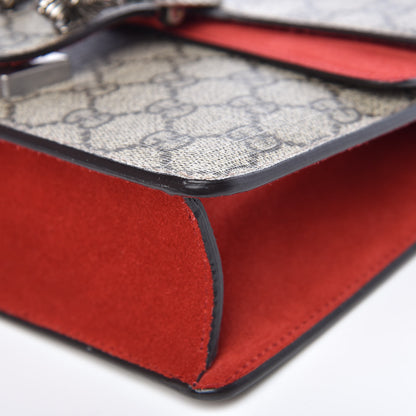 Gucci GG Supreme Monogram Mini Dionysus Shoulder Bag Hibiscus Red 10 of 15
