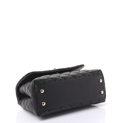 Chanel Caviar Quilted Mini Coco Handle Flap Black 3 of 10