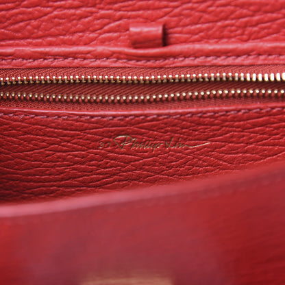 3.1 Phillip Lim 3.1 Textured Calfskin Mini Pashli Satchel Red 5 of 10