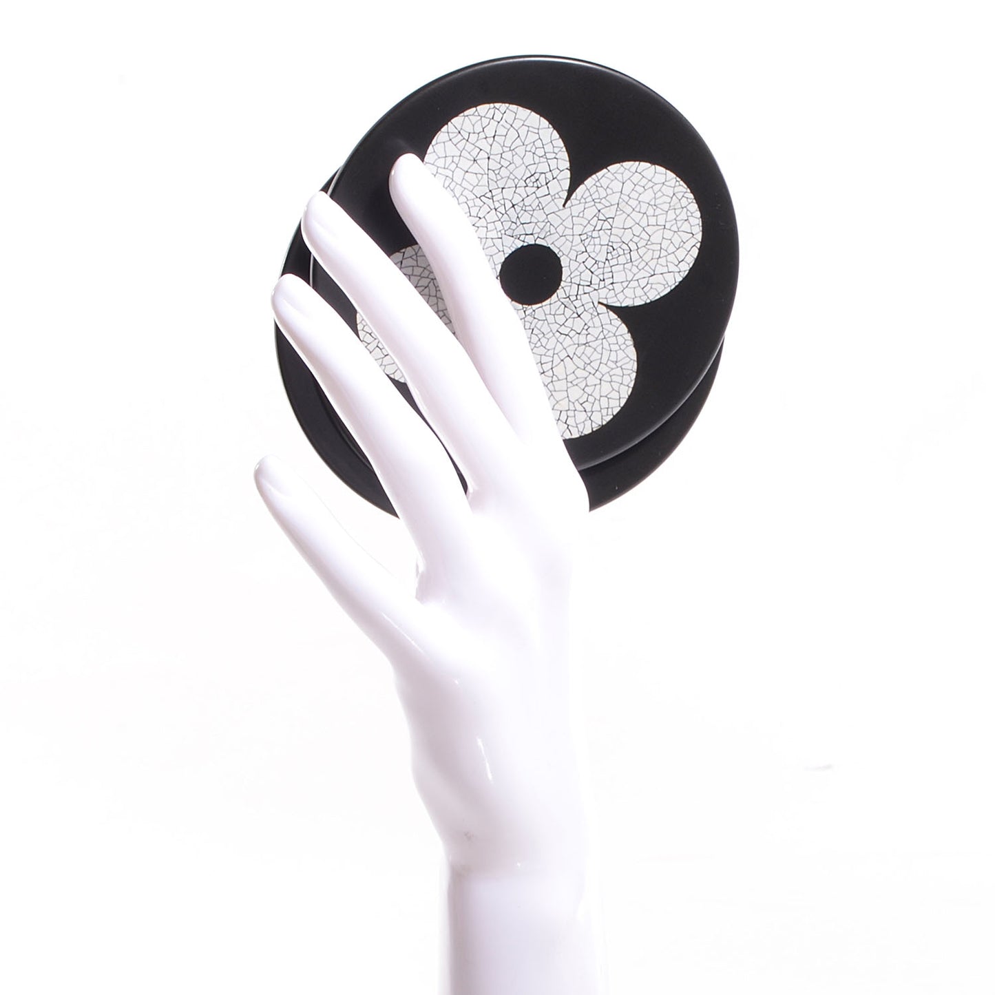 Eggshell Lacquer Coasters Set of 6